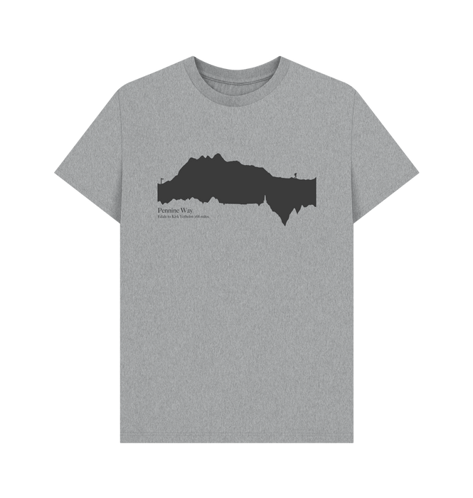 Athletic Grey Printed T-shirt Front