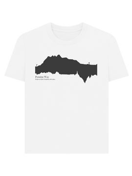 Pennine Way 'elevation profile' Women's T-Shirt