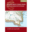 Map book cover of 'Walking the South West Coast Path Vol 3: Plymouth to Poole' by Cicerone