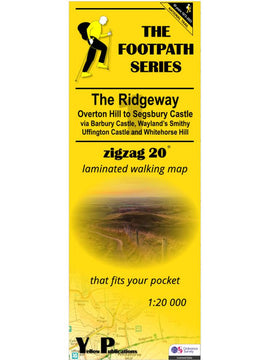 The Ridgeway Zigzag map - 1 - Overton Hill to Segsbury Castle