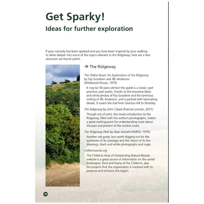Ridgeway Sparky Guides inside page - The Trails Shop