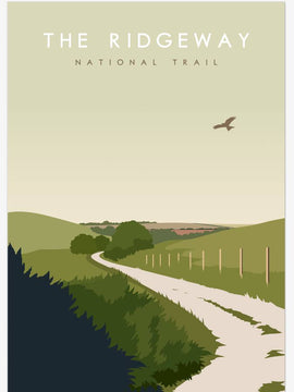 The Ridgeway National Trail Poster - a Trail to Remember