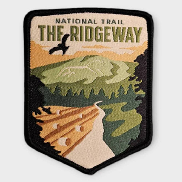 The Ridgeway woven patch badge - A Trail to Remember at The Trails hop 