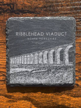 Ribblehead Viaduct slate coaster