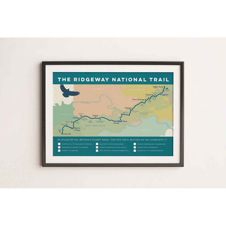 The Ridgeway tick box print multi colour