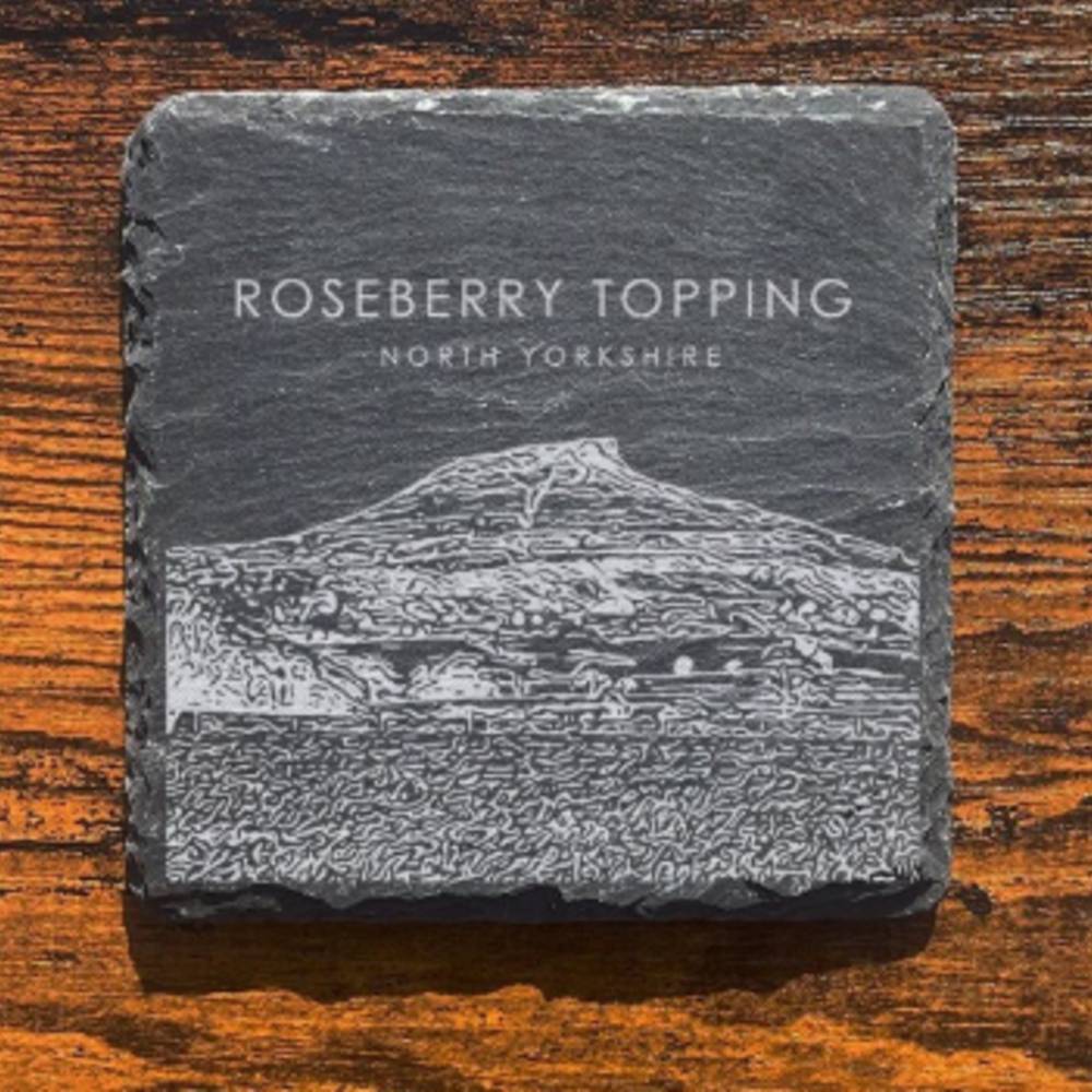 Roseberry Topping slate coater - The Trails Shop