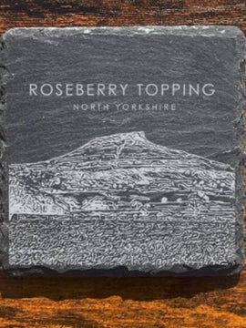 Roseberry Topping slate coaster