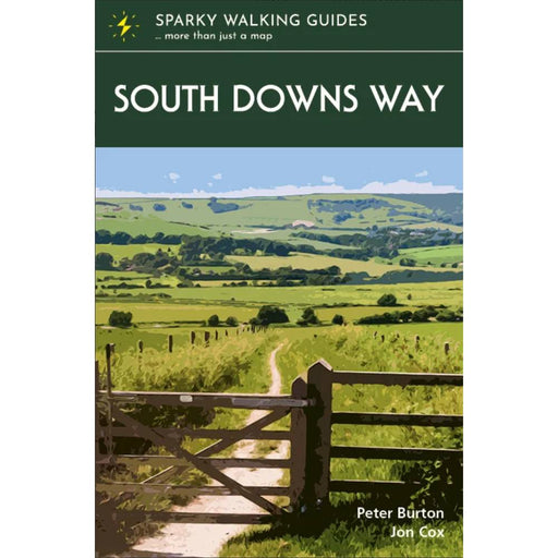 South Downs Way guidebook and map cover - Sparky Guides - The Trails Shop 