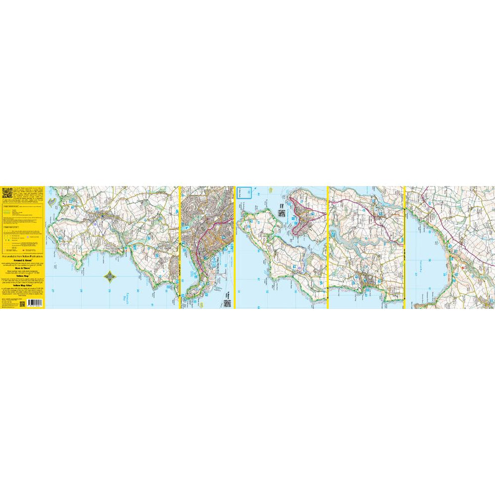 Swcp Map South West Coast Path Zigzag map - Coverack to Veryan - The Trails Shop