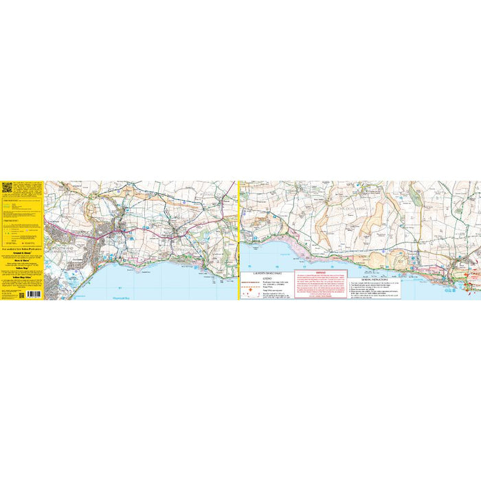 Swcp Map South West Coast Path Zigzag map - Ferry Bridge to Lulworth - The ...