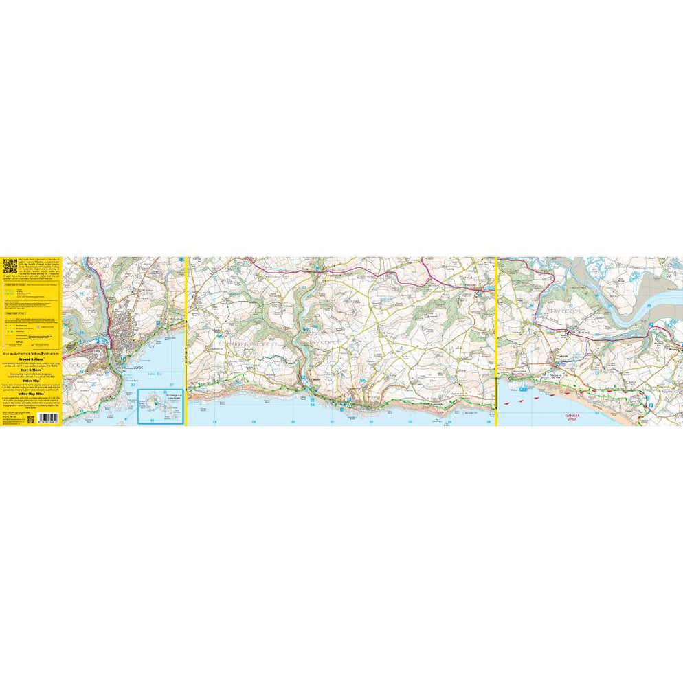 Swcp Map South West Coast Path Zigzag map - Fowey to Tregantle Fort - The Trails ...