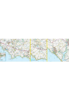 South West Coast Path Zigzag map - 10 - St Michael's Mount to Coverack