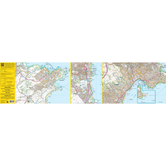 Swcp Map South West Coast Path Zigzag map - Torcross to Babbacombe - The Trails Shop