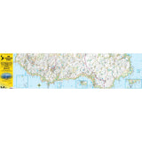 South West Coast Path easy-read map - zigzag - Trewellard to St Michael's Mount inside front