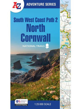 South West Coast Path 2 North Cornwall A-Z Adventure Atlas