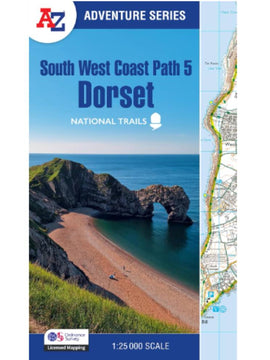 South West Coast Path 5 Dorset A-Z Adventure Atlas - 2025 edition