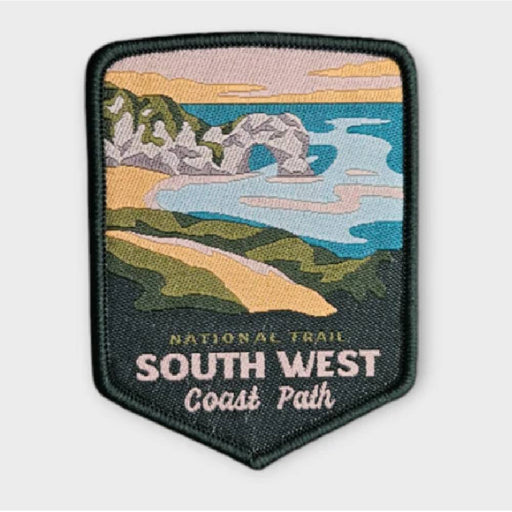 South West Coast Path woven patch badge - The Trails Shop 