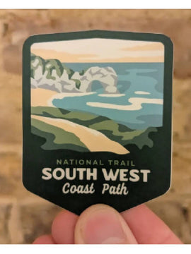 South West Coast Path vinyl sticker