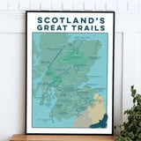 Scotland's Great Trails art print