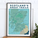Scotland's Great Trails art print
