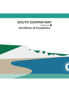 South Downs Way Completion Certificate