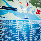 South Downs Way Scratch Map Portsmouth