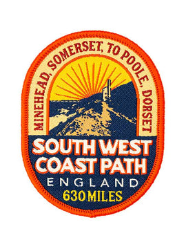 South West Coast Path woven patch badge