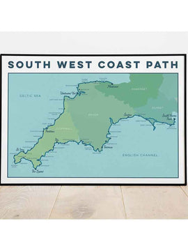 South West Coast Path Art Print