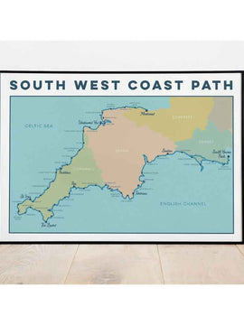 South West Coast Path Art Print