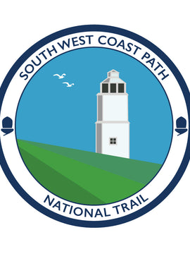 South West Coast Path woven sew-on badge