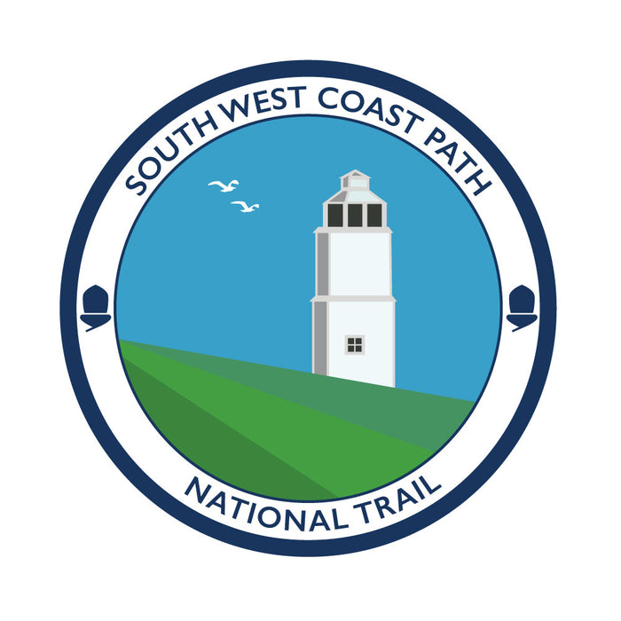 South West Coast Path woven sew-on badge