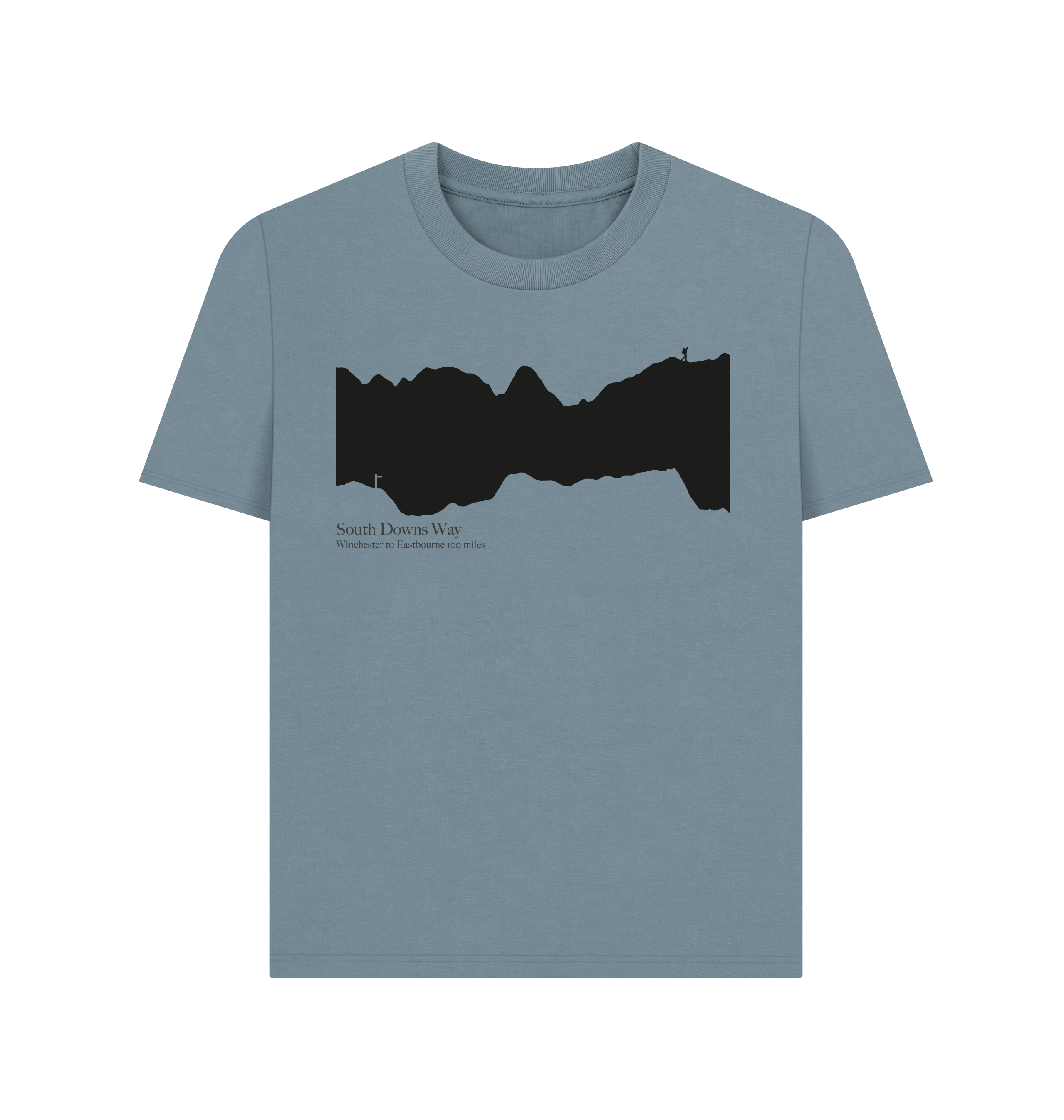 South Downs Way 'elevation profile' Women's T-Shirt