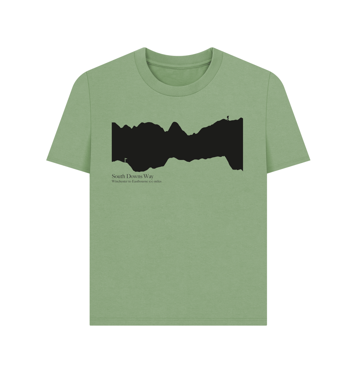 Sage Printed T-shirt Front