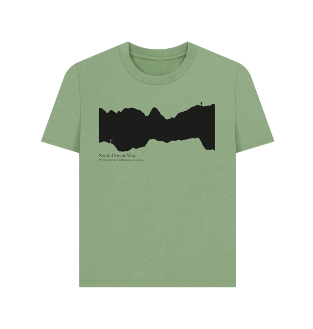 Sage Printed T-shirt Front