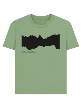 South Downs Way 'elevation profile' Women's T-Shirt