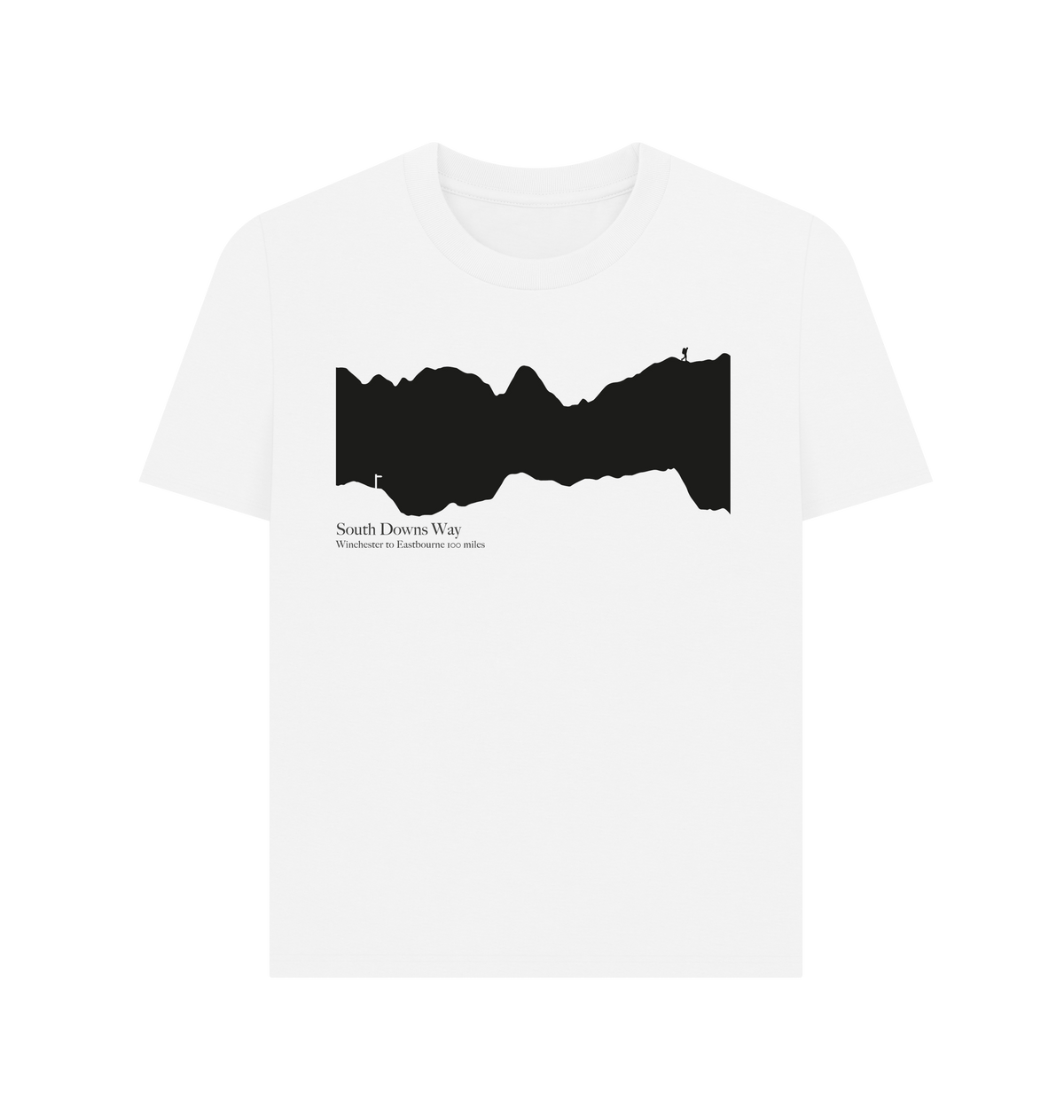 White Printed T-shirt Front