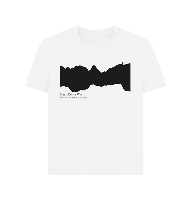 White Printed T-shirt Front