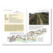 Inside pages of Suffolk Coast and Heaths Walks guidebook