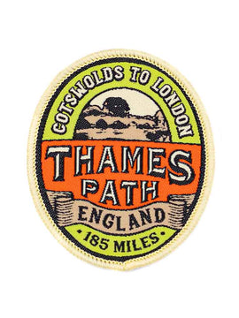 Thames Path woven patch badge