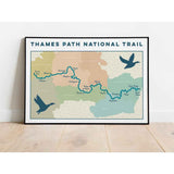 Thames Path Art Print