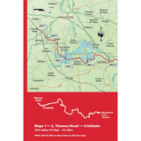 Thames Path Trailblazer guidebook Cricklade map 