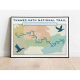 Thames Path Art Print