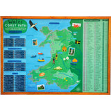 Wales Coast Path Outdoor Scratch Map - The Trails Shop 