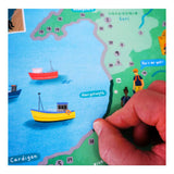 Wales Coast Path Outdoor Scratch Map - The Trails Shop 