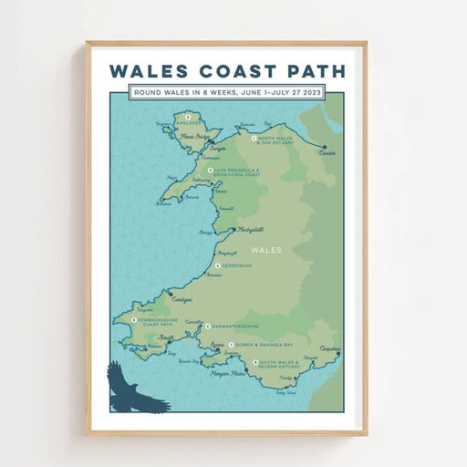 Personalised Wales Coast Path print