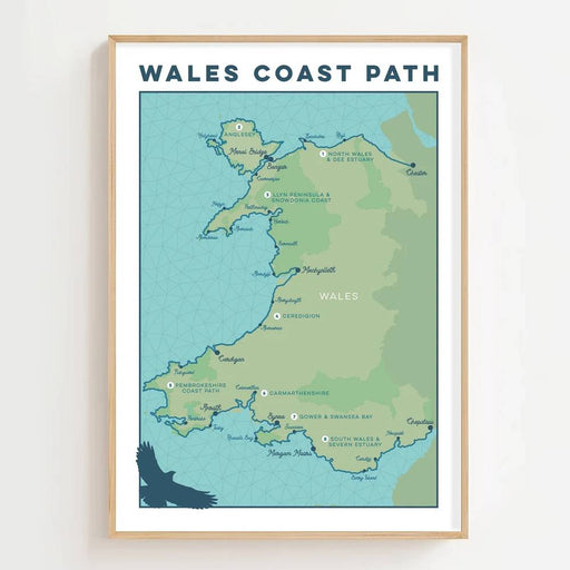 Wales Coast Path art print