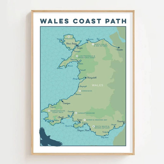Wales Coast Path art print