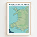 Wales Coast Path art print