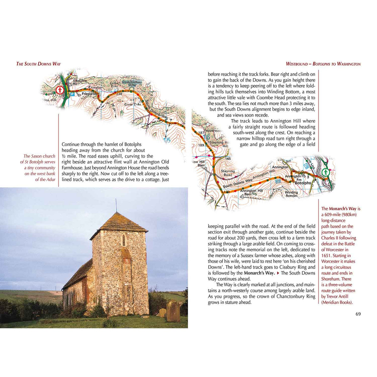 Walking the South Downs Way Botolphs to Washington 