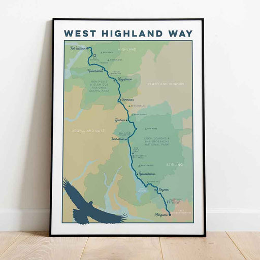 West Highland Way art print multi